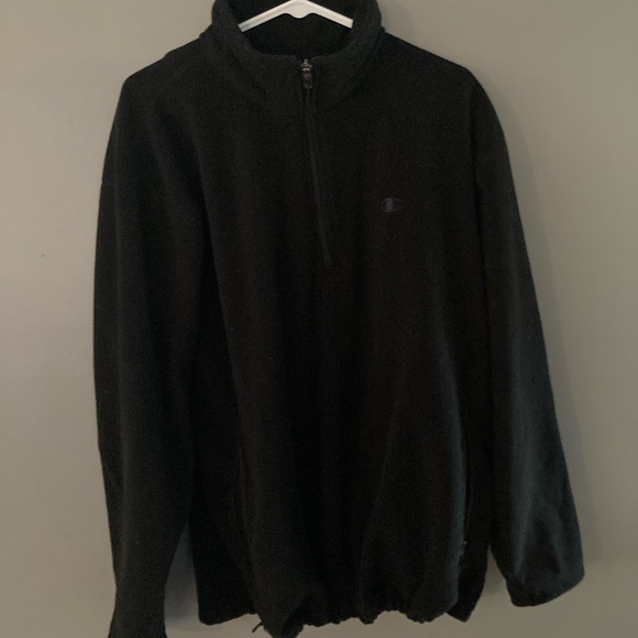 In Great Condition! CHAMPION Fleece Half Zip Size XL - Picture 1 of 4